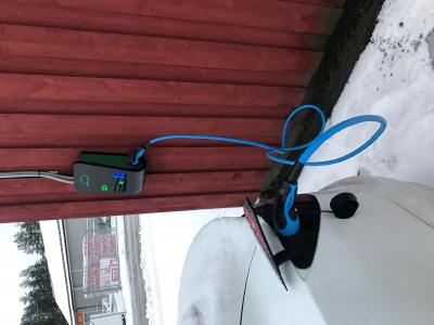 Bilde av ladestasjonen.